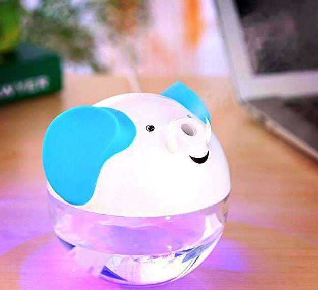 Happy-top Lucky Elephant Portable Mini Humidifier | The Best Humidifiers For A Baby | Baby Humidifiers | Cool Mist Humidifier for Baby