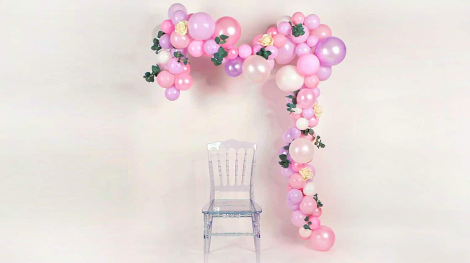 Feature | Pastel balloon garland | How To Make An Easy Balloon Garland For Parties